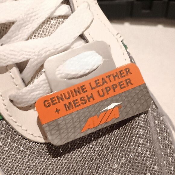 Avia Retro Walking Sneaker-Size 13-Cushioned Footbed-Leather & Mesh Upper-NEW - Picture 7 of 8